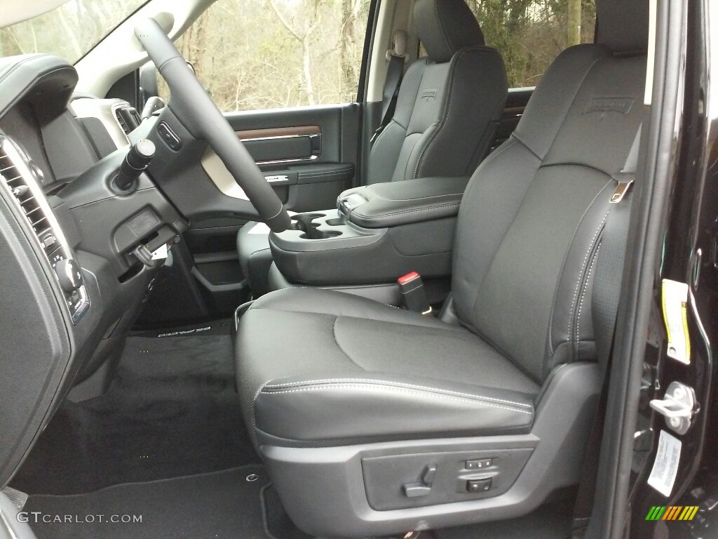 Black Interior 2017 Ram 2500 Laramie Crew Cab 4x4 Photo #117972338