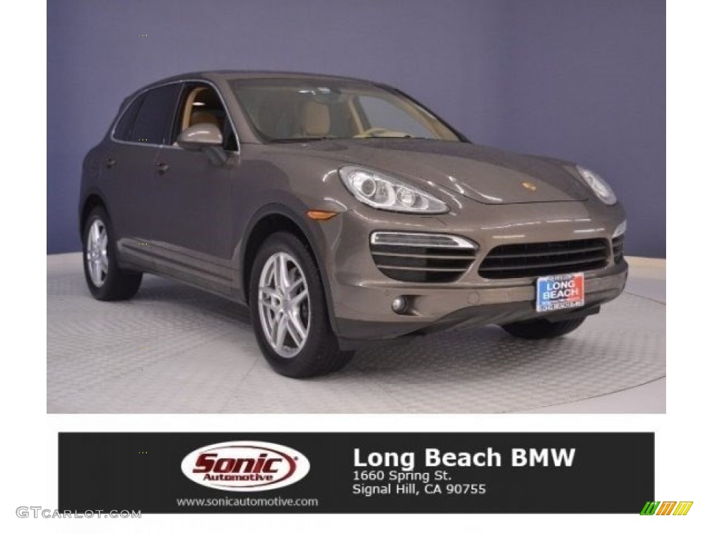 2014 Cayenne  - Umber Metallic / Luxor Beige photo #1