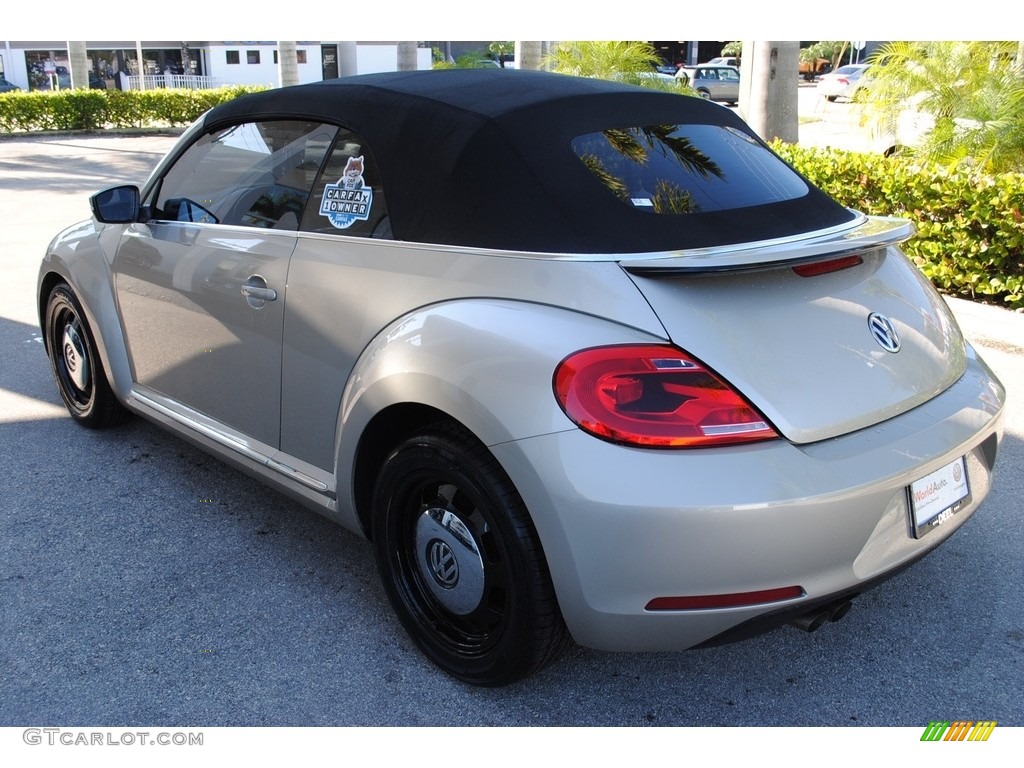 2014 Beetle 2.5L Convertible - Moonrock Silver Metallic / Titan Black photo #6