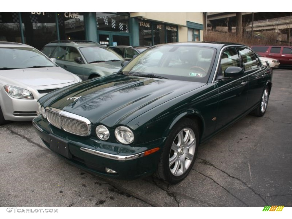 2006 XJ XJ8 L - British Racing Green / Barley photo #7