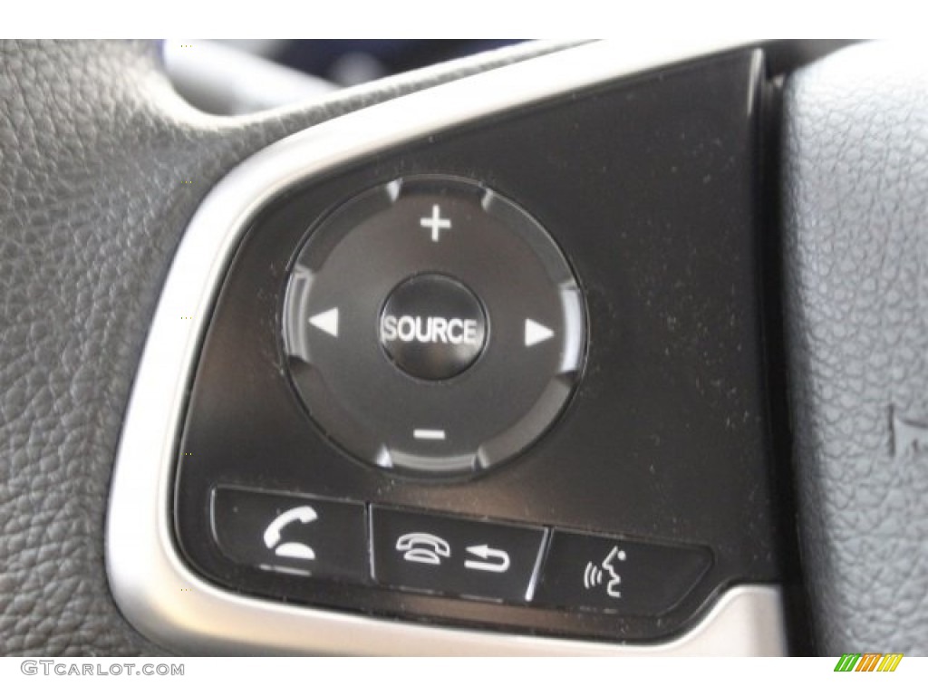 2017 Civic LX Sedan - Lunar Silver Metallic / Black photo #12