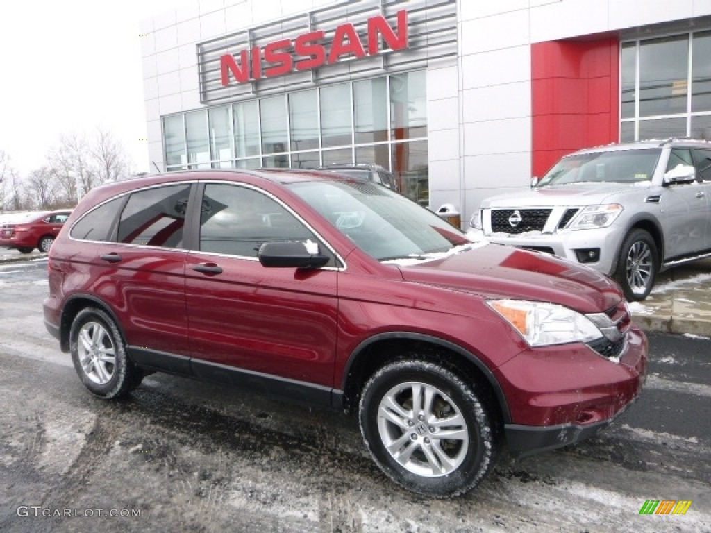 2010 CR-V EX AWD - Tango Red Pearl / Ivory photo #1