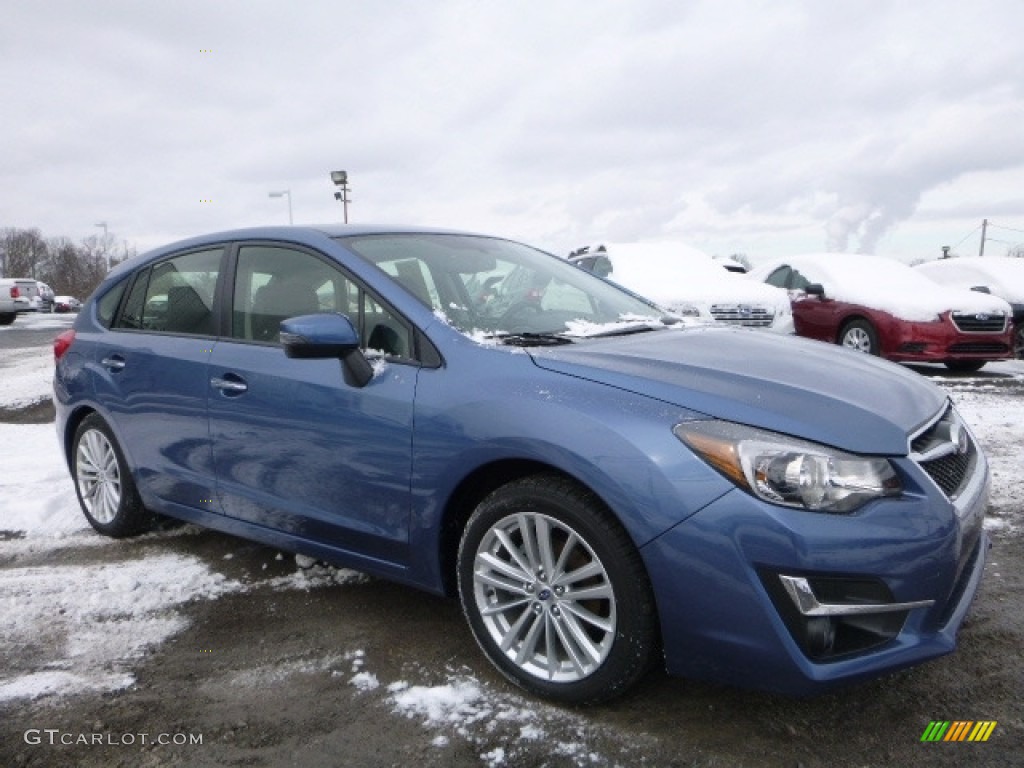 2016 Impreza 2.0i Limited 5-door - Quartz Blue Pearl / Black photo #1