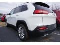 2017 Bright White Jeep Cherokee Limited  photo #2