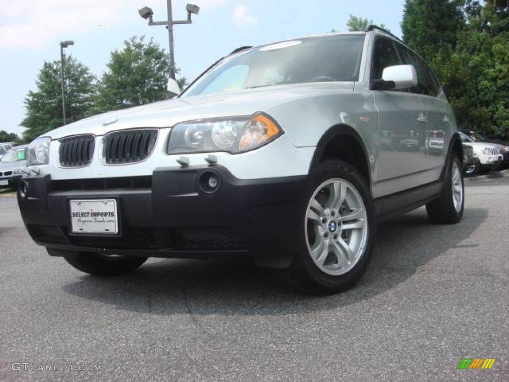 Titanium Silver Metallic BMW X3