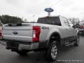 2017 Ingot Silver Ford F250 Super Duty Lariat Crew Cab 4x4  photo #5