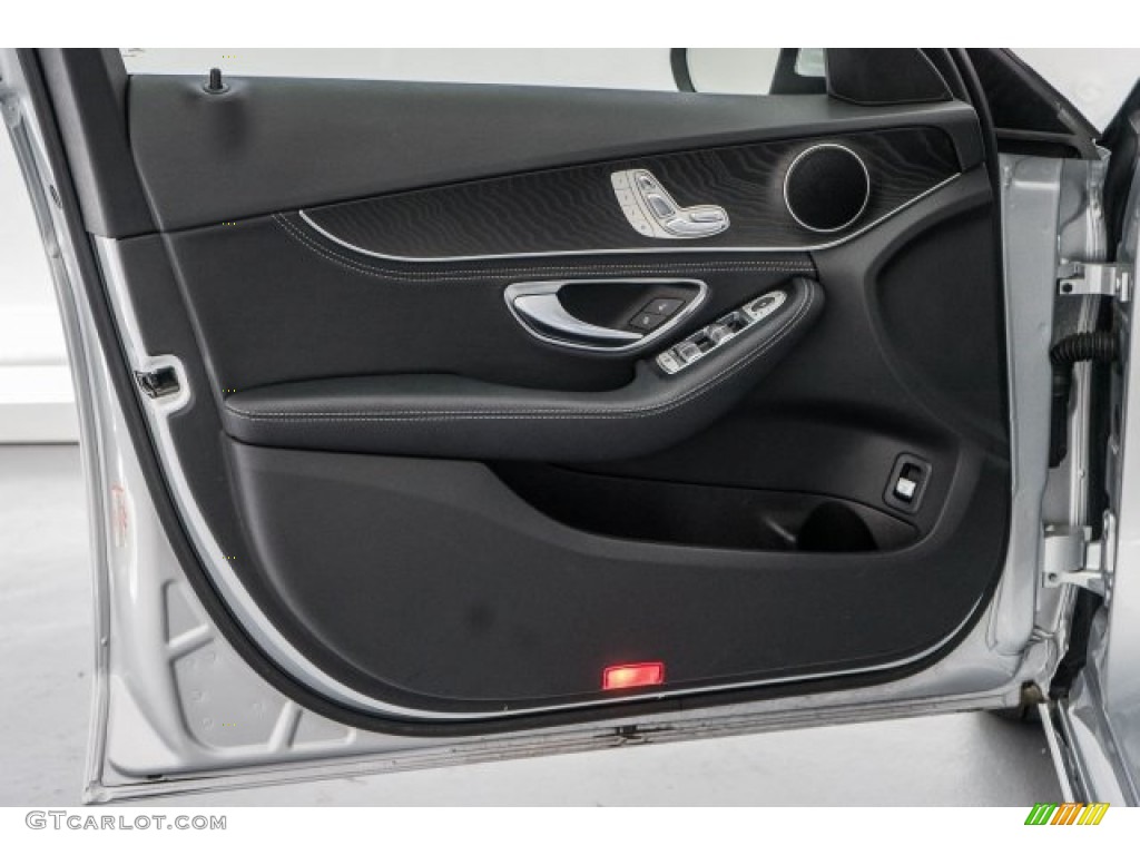 2016 Mercedes-Benz C 300 Sedan Black Door Panel Photo #117981240