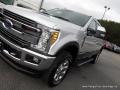 2017 Ingot Silver Ford F250 Super Duty Lariat Crew Cab 4x4  photo #35