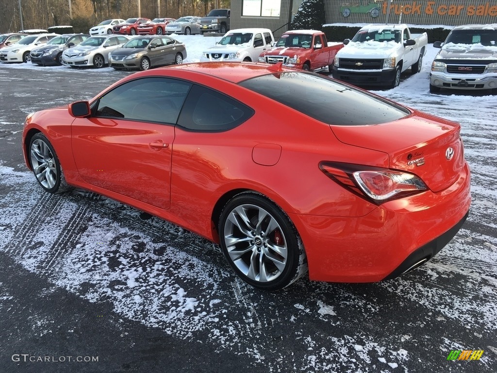 2013 Genesis Coupe 2.0T R-Spec - Tsukuba Red / Black Cloth photo #4