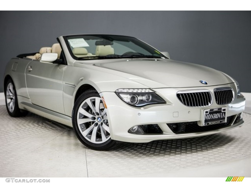 2008 6 Series 650i Convertible - Mineral Silver Metallic / Cream Beige photo #1
