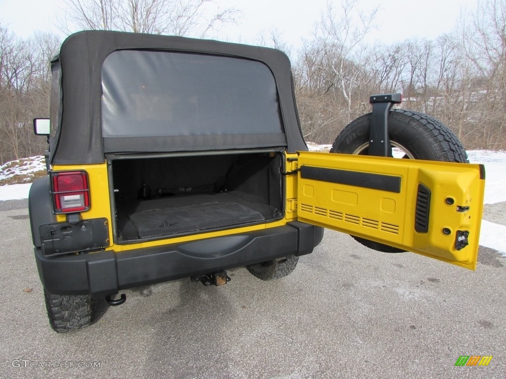 2009 Wrangler Unlimited X 4x4 - Detonator Yellow / Dark Slate Gray/Medium Slate Gray photo #14