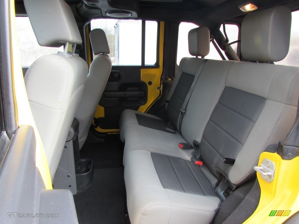 2009 Wrangler Unlimited X 4x4 - Detonator Yellow / Dark Slate Gray/Medium Slate Gray photo #18