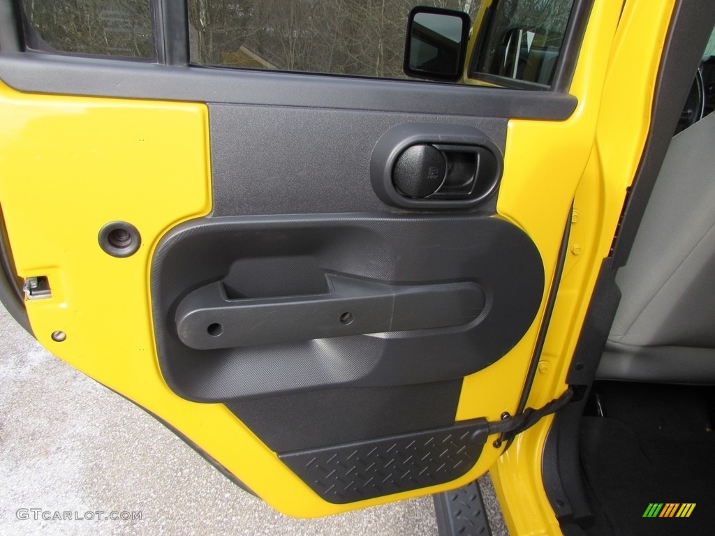 2009 Wrangler Unlimited X 4x4 - Detonator Yellow / Dark Slate Gray/Medium Slate Gray photo #20