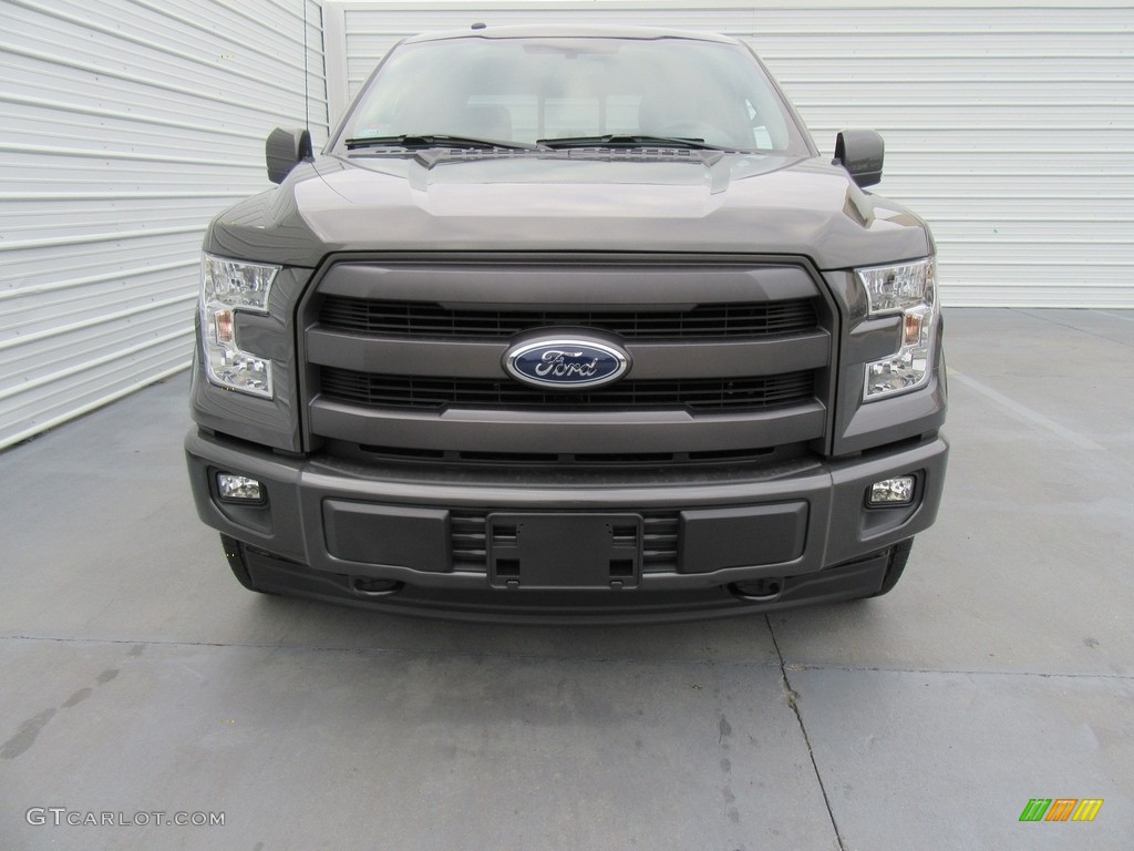 2017 F150 Lariat SuperCrew 4X4 - Magnetic / Black photo #8