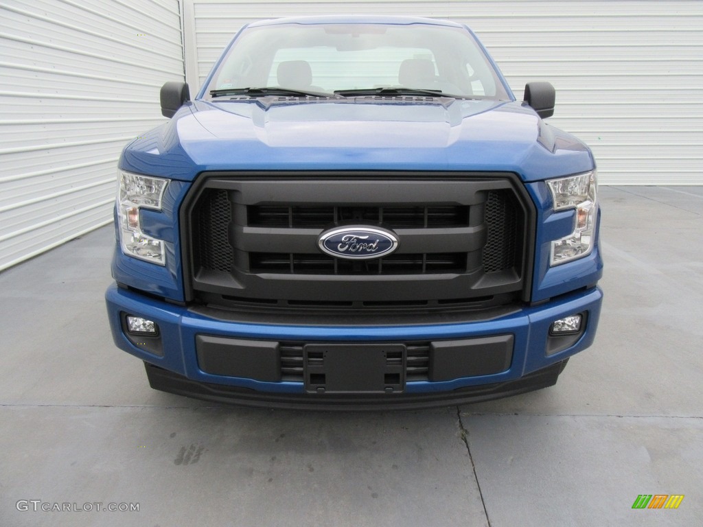 2017 F150 XL Regular Cab - Lightning Blue / Earth Gray photo #8