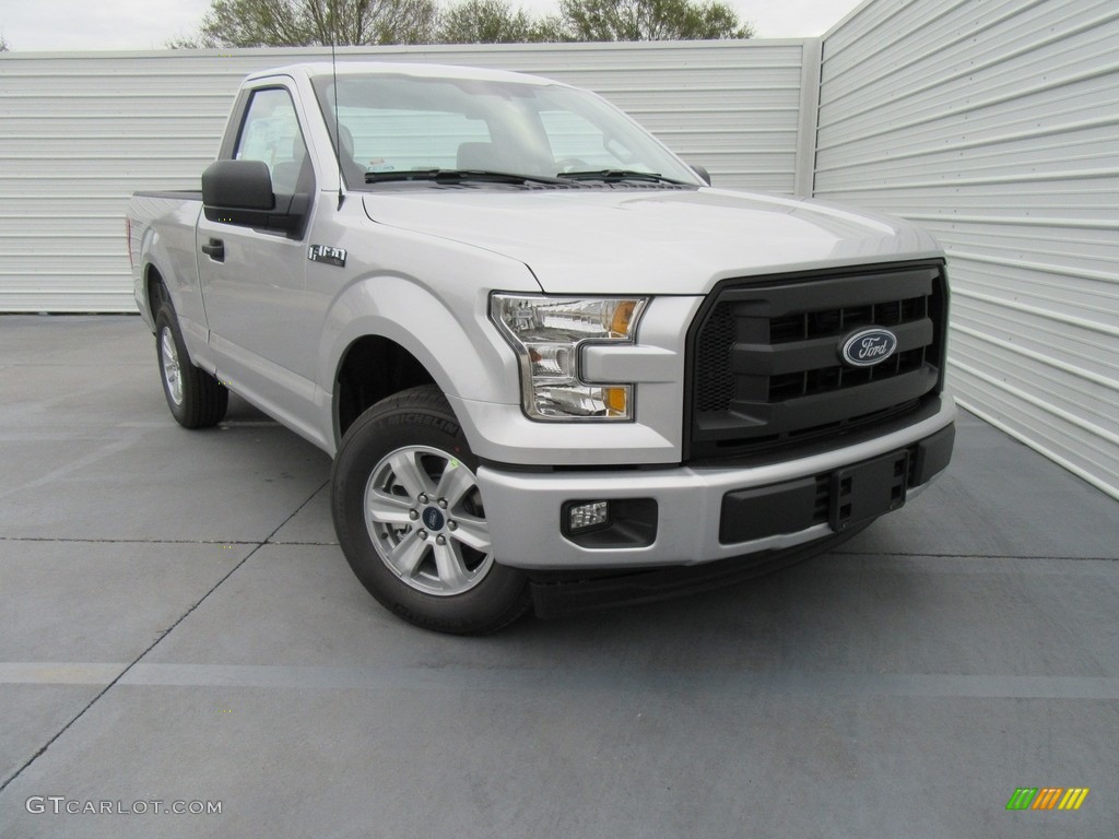 2017 F150 XL Regular Cab - Ingot Silver / Earth Gray photo #2