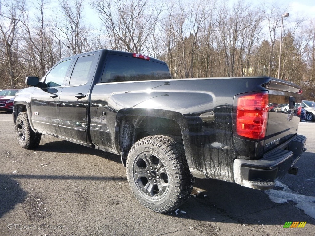 2017 Silverado 1500 LT Double Cab 4x4 - Black / Jet Black photo #7