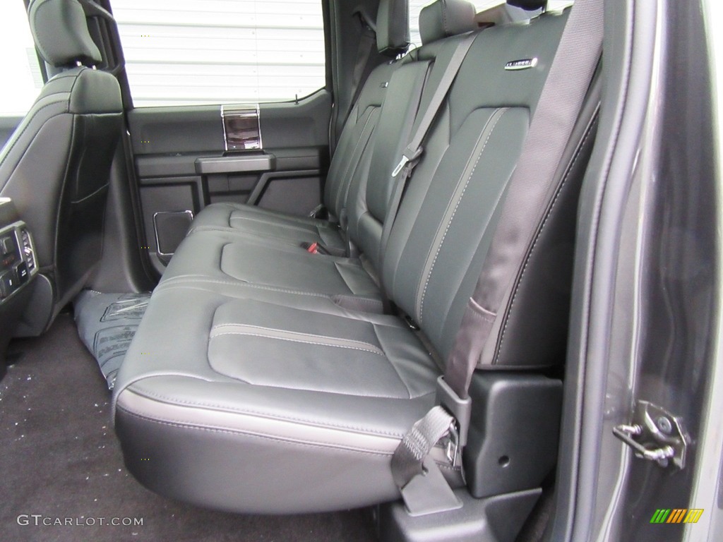 2017 Ford F150 Platinum SuperCrew 4x4 Rear Seat Photo #117993721