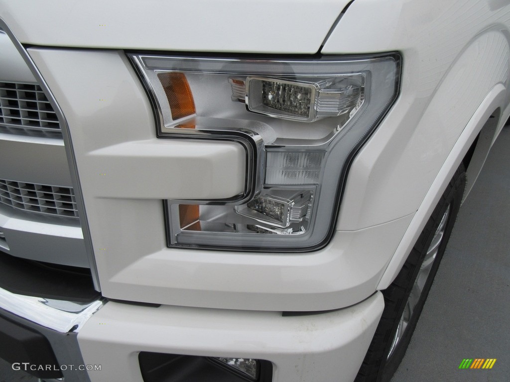 2017 F150 Platinum SuperCrew 4x4 - White Platinum / Black photo #9
