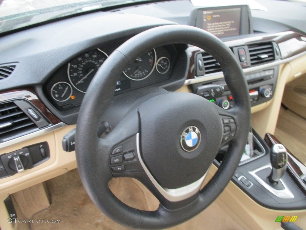 2014 3 Series 328i xDrive Sedan - Mojave Metallic / Venetian Beige photo #15