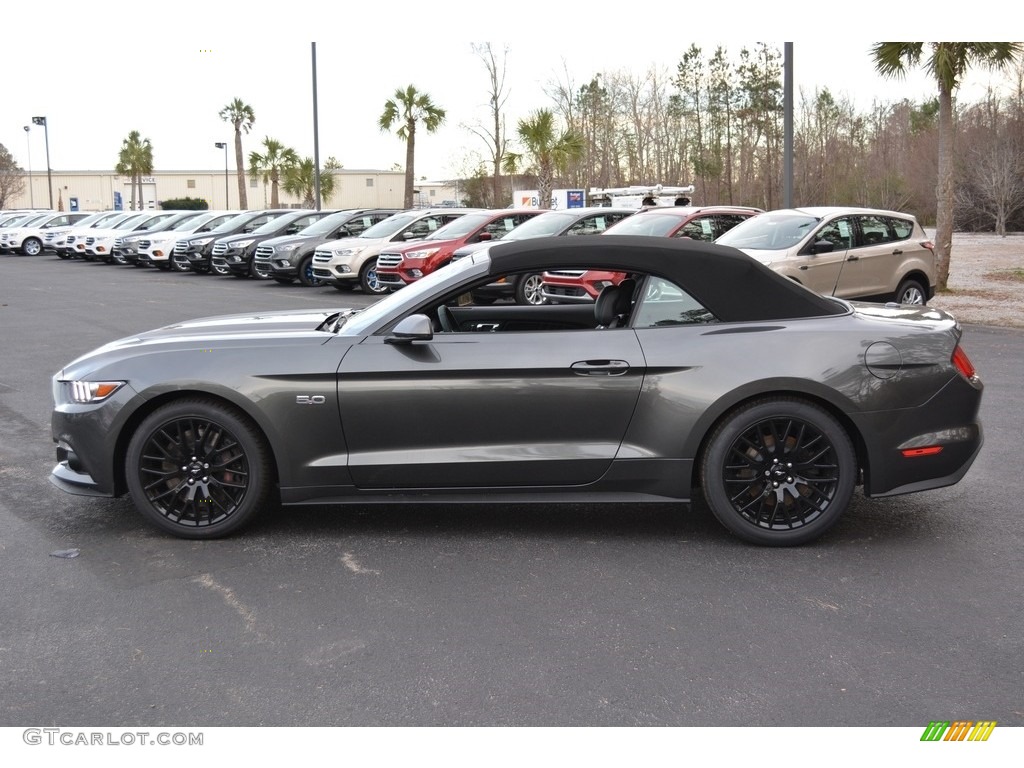 Magnetic 2017 Ford Mustang GT Premium Convertible Exterior Photo #117994933