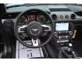 Ebony 2017 Ford Mustang GT Premium Convertible Dashboard