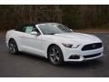 Oxford White 2017 Ford Mustang V6 Convertible Exterior