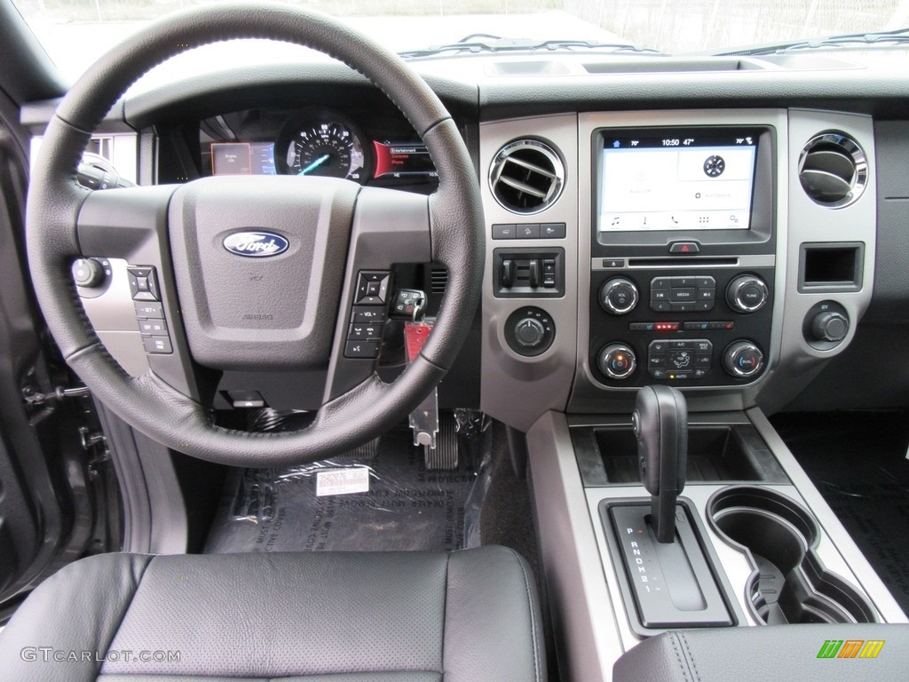 2017 Ford Expedition EL XLT 4x4 Ebony Dashboard Photo #117996109