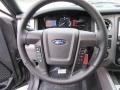 Ebony 2017 Ford Expedition EL XLT 4x4 Steering Wheel