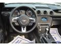 Ebony 2017 Ford Mustang V6 Convertible Dashboard
