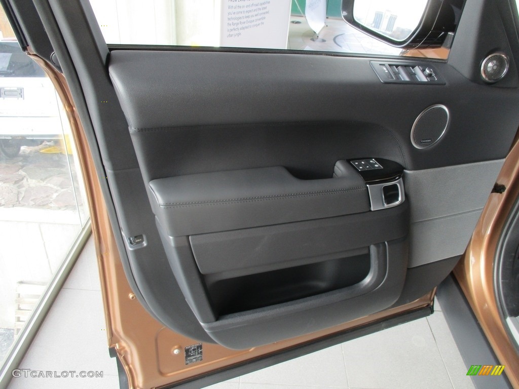 2017 Land Rover Range Rover Sport Supercharged Ebony/Ebony Door Panel Photo #117996502
