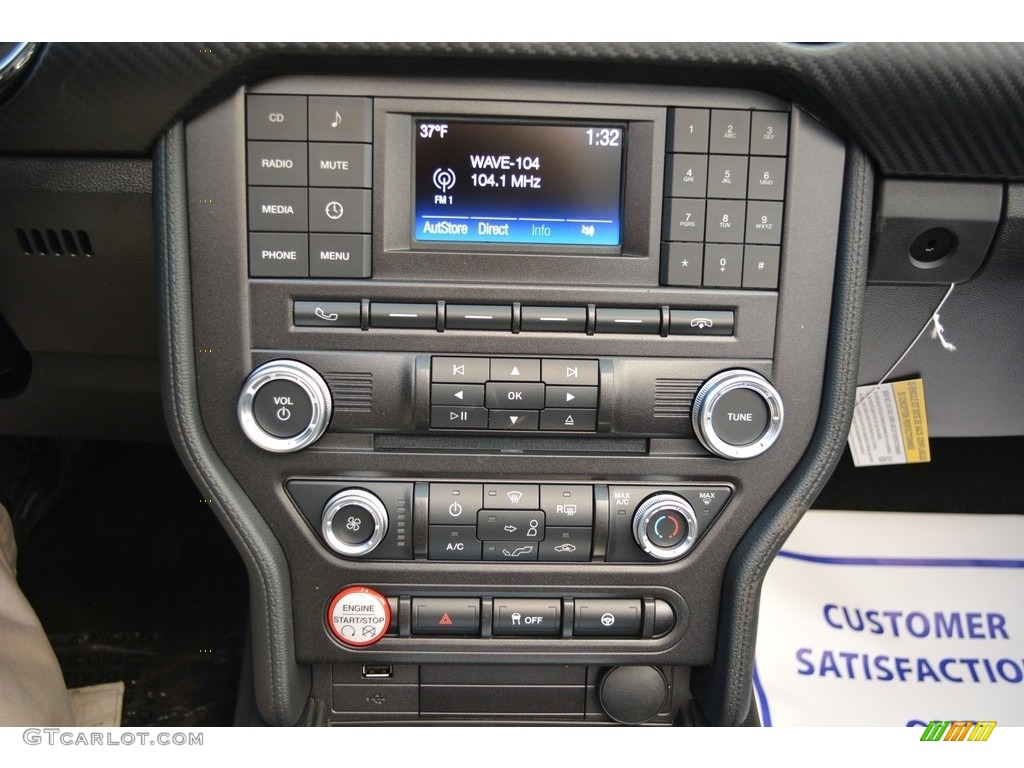 2017 Ford Mustang V6 Convertible Controls Photo #117996514