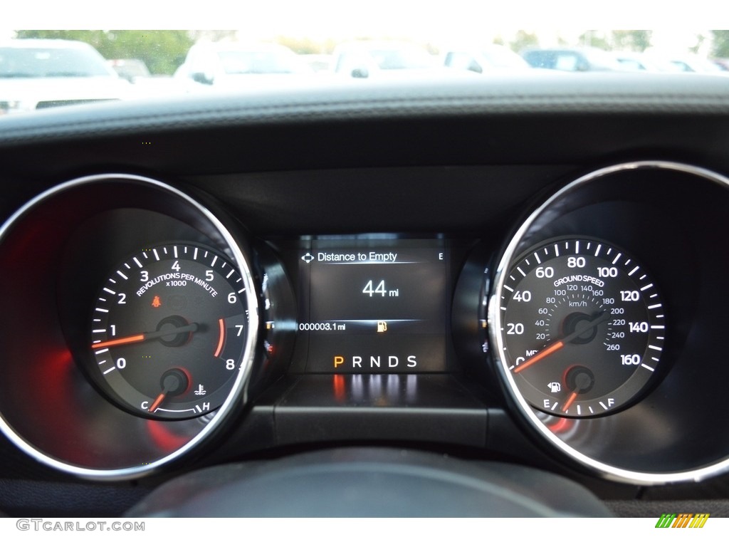 2017 Ford Mustang V6 Convertible Gauges Photo #117996636
