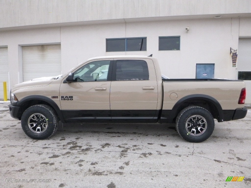 2017 1500 Rebel Crew Cab 4x4 - Mojave Sand / Black photo #3