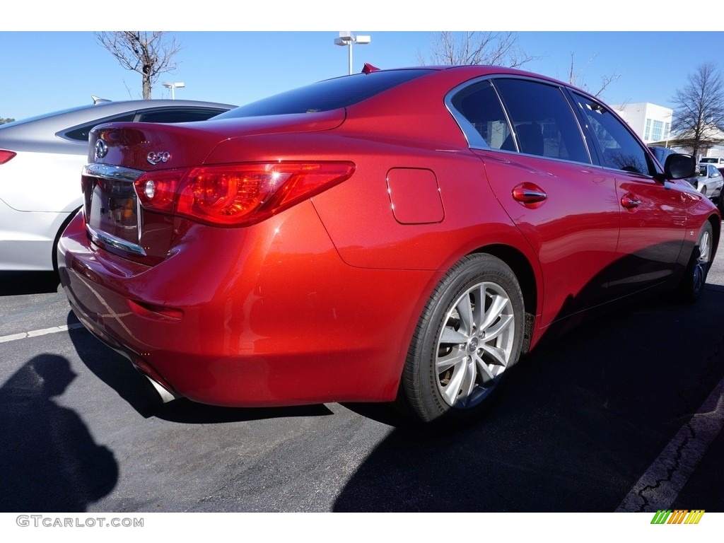 2015 Q50 3.7 - Venetian Ruby / Graphite photo #3