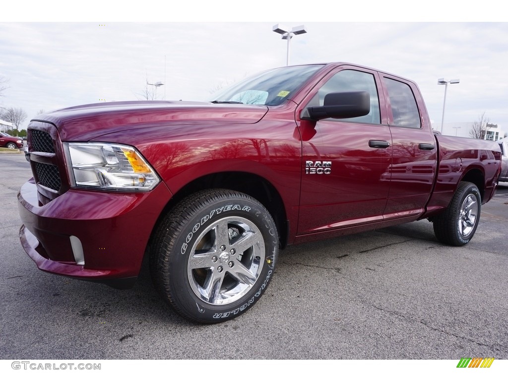 2017 1500 Express Quad Cab - Delmonico Red Pearl / Black/Diesel Gray photo #1