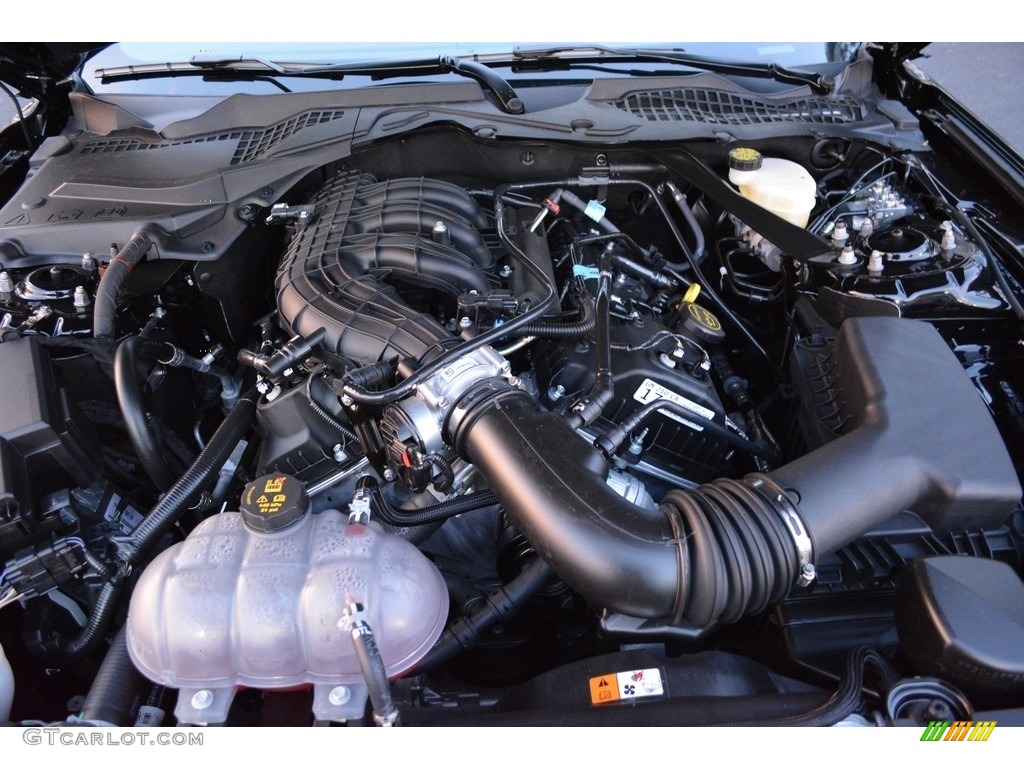 2017 Ford Mustang V6 Convertible 3.7 liter DOHC 24-Valve Ti-VCT V6 Engine Photo #117997096
