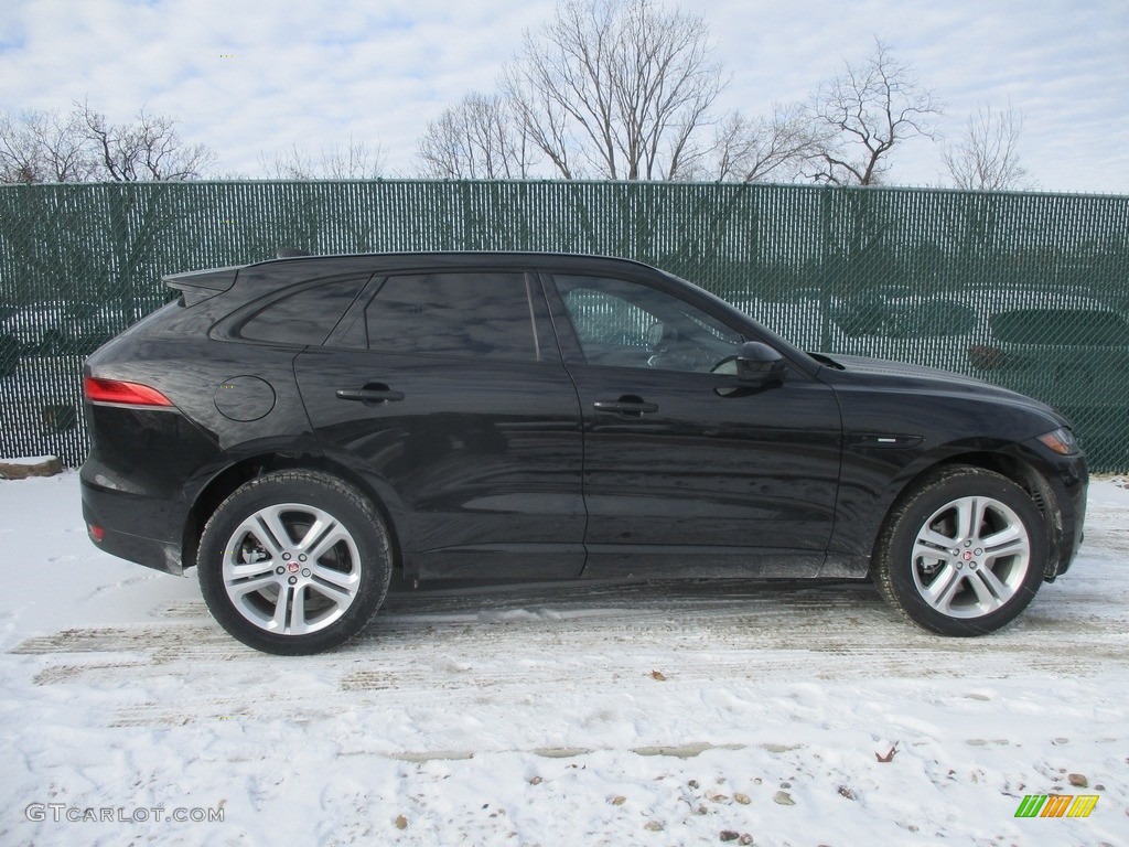 Ultimate Black 2017 Jaguar F-PACE 35t AWD R-Sport Exterior Photo #117997483