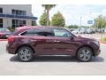 2017 Dark Cherry Pearl Acura MDX   photo #8