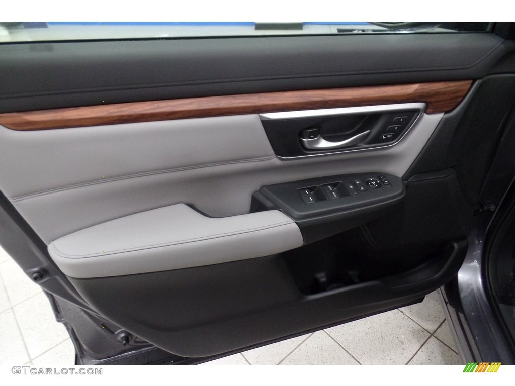 2017 Honda CR-V EX-L AWD Gray Door Panel Photo #118002310