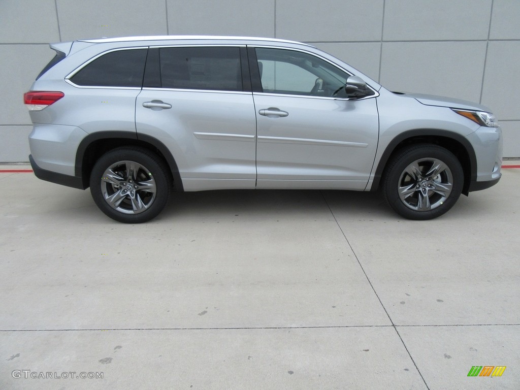 Celestial Silver Metallic 2017 Toyota Highlander Limited AWD Exterior Photo #118004239