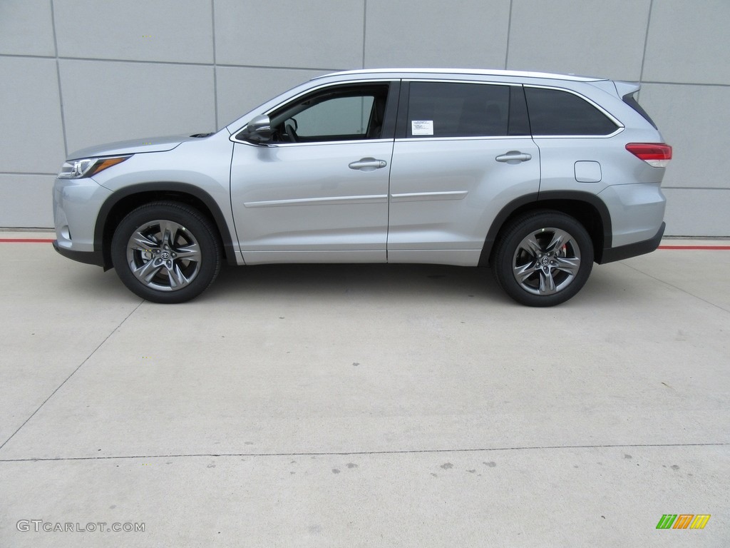 Celestial Silver Metallic 2017 Toyota Highlander Limited AWD Exterior Photo #118004296