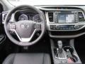 2017 Toyota Highlander Black Interior Dashboard Photo
