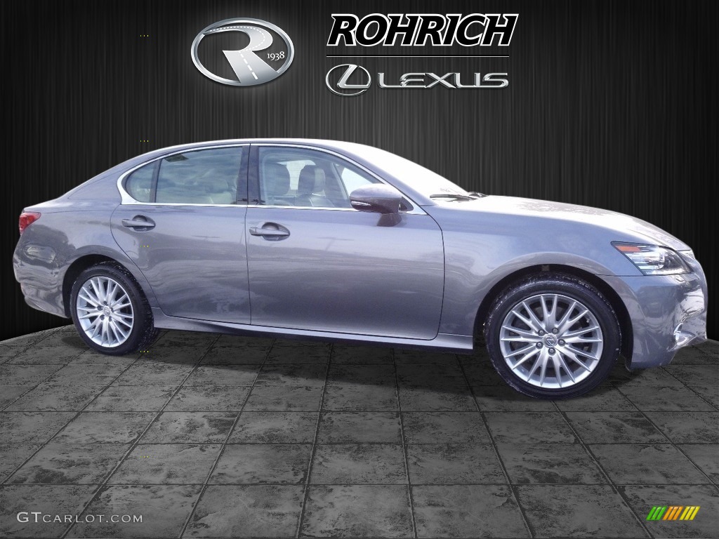 2013 GS 350 AWD - Nebula Gray Pearl / Light Gray photo #1