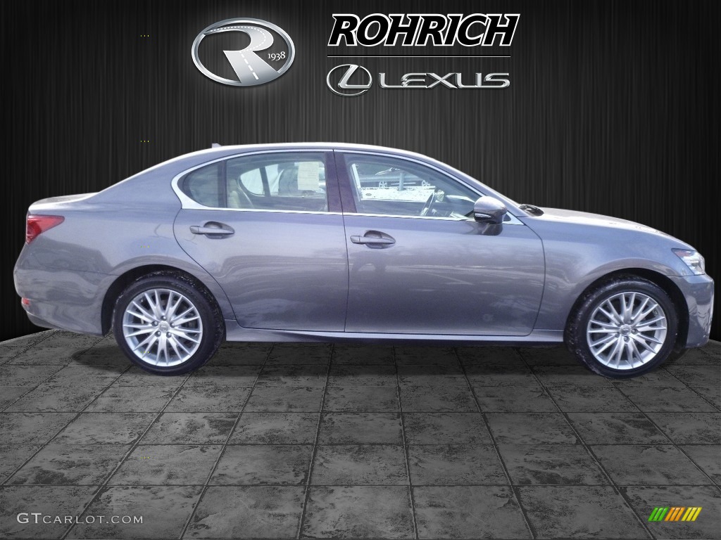 2013 GS 350 AWD - Nebula Gray Pearl / Light Gray photo #2