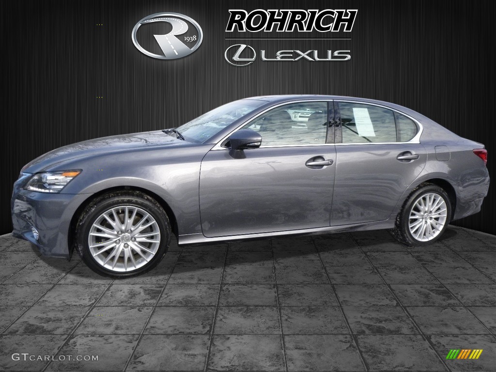 2013 GS 350 AWD - Nebula Gray Pearl / Light Gray photo #3