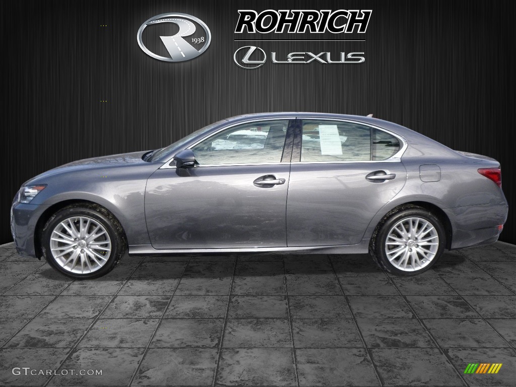 2013 GS 350 AWD - Nebula Gray Pearl / Light Gray photo #4