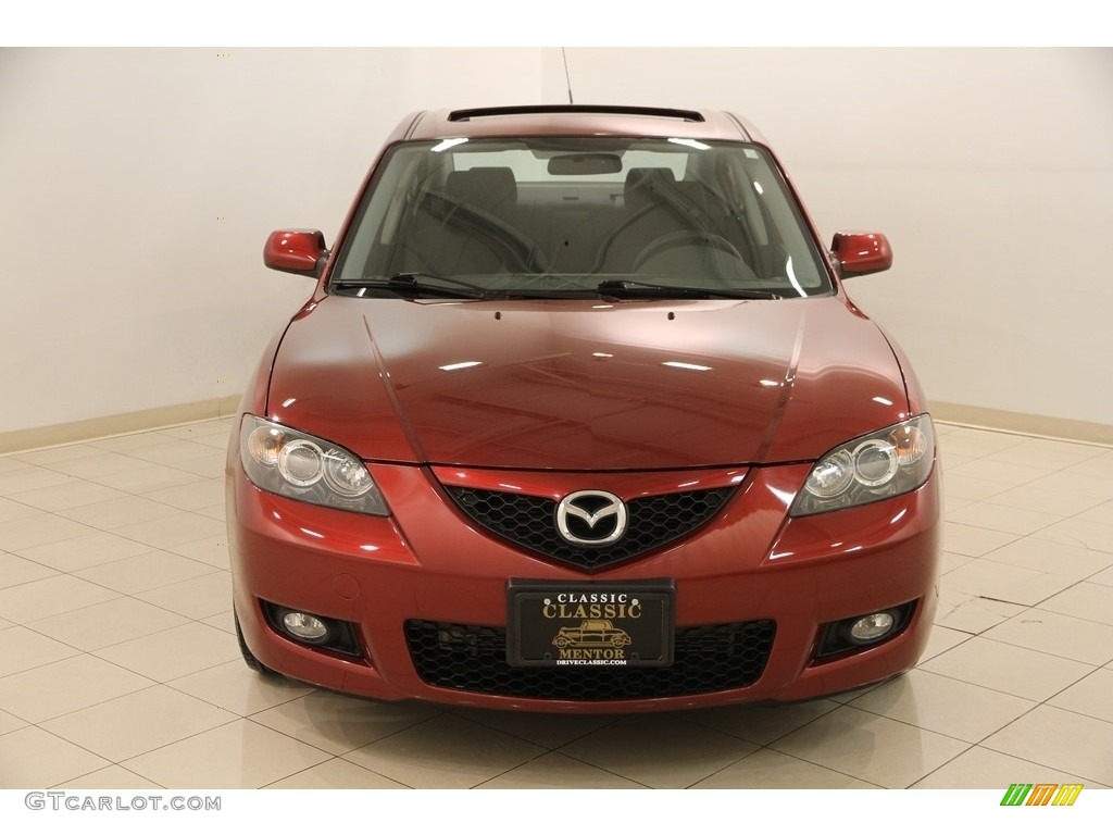 2009 MAZDA3 i Touring Sedan - Copper Red Mica / Black photo #2