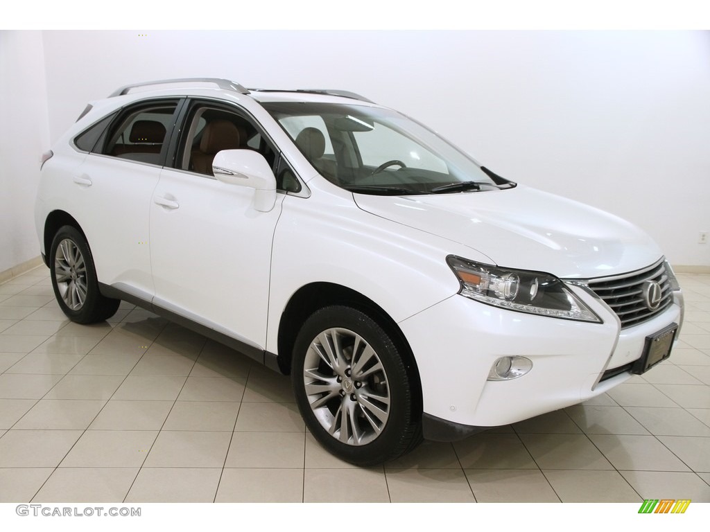 2014 RX 350 AWD - Starfire Pearl / Saddle Tan photo #1