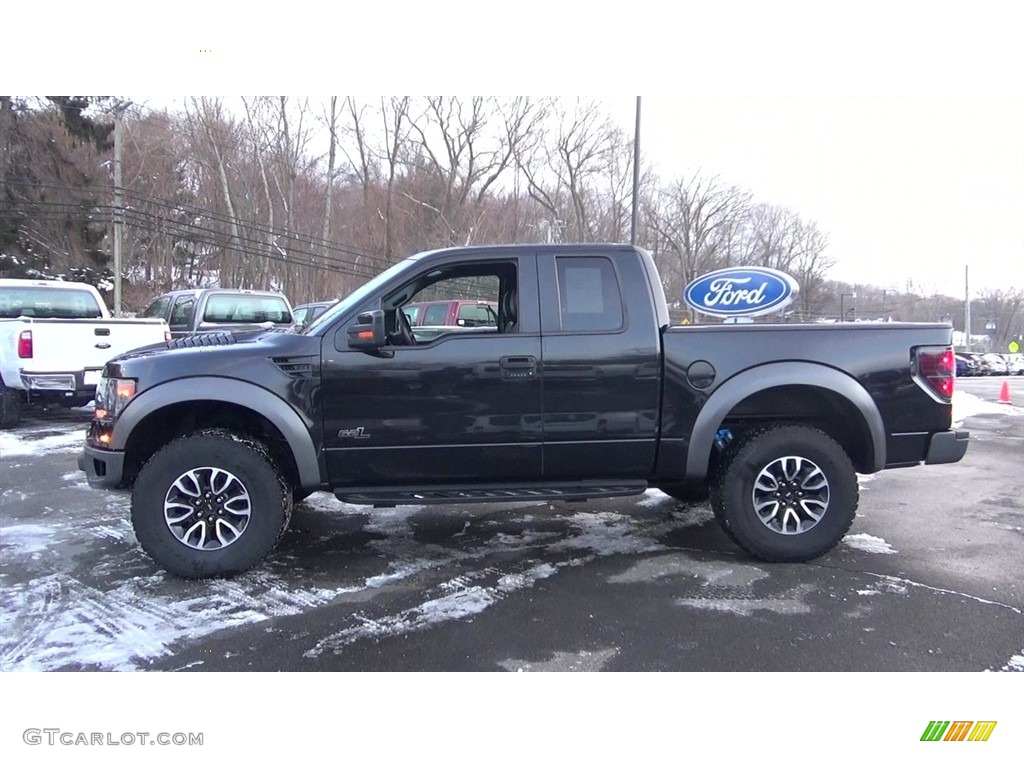 Tuxedo Black Metallic 2013 Ford F150 SVT Raptor SuperCab 4x4 Exterior Photo #118011705